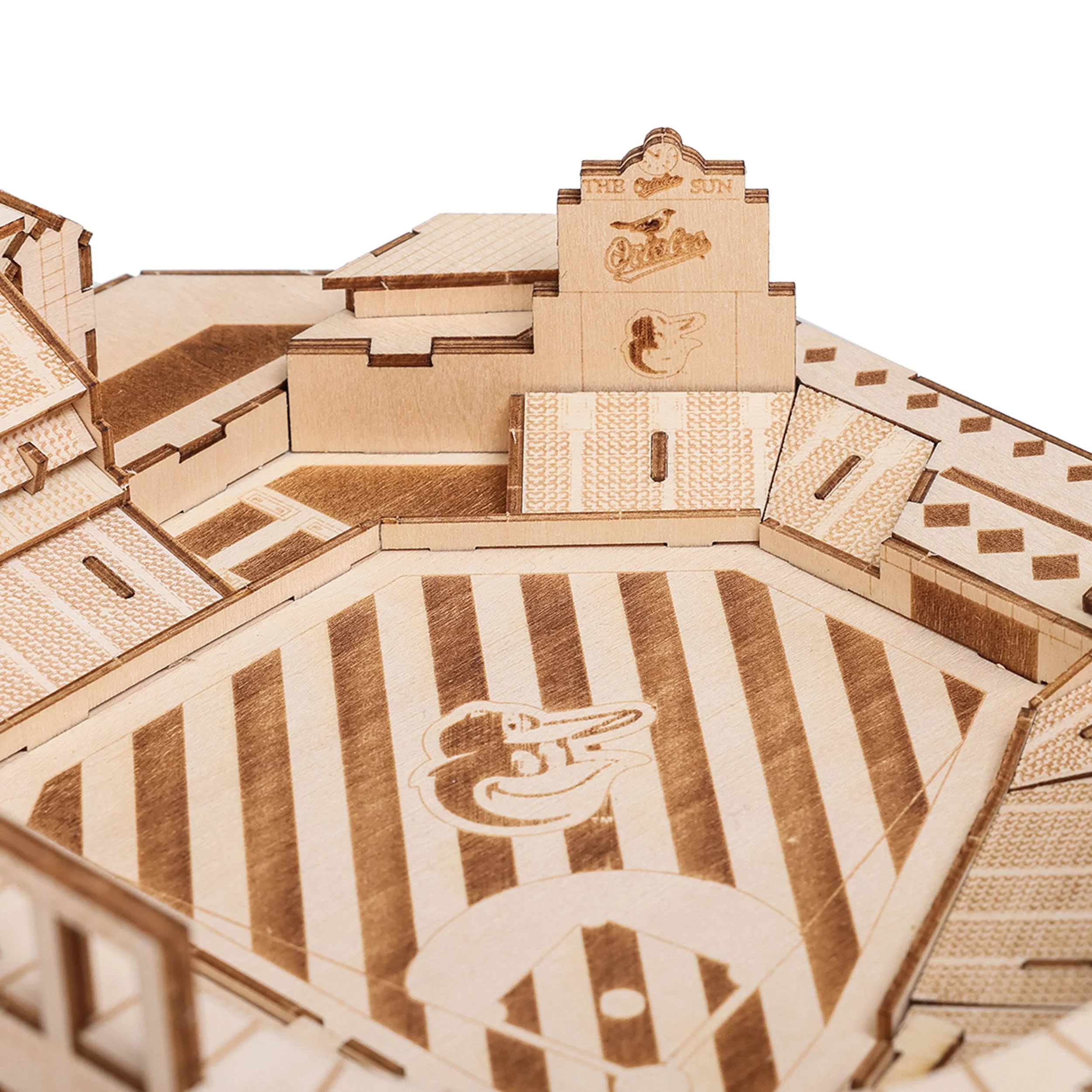 Baltimore Orioles MLB Oriole Park at Camden Yards Wood PZLZ Stadium - Image 3