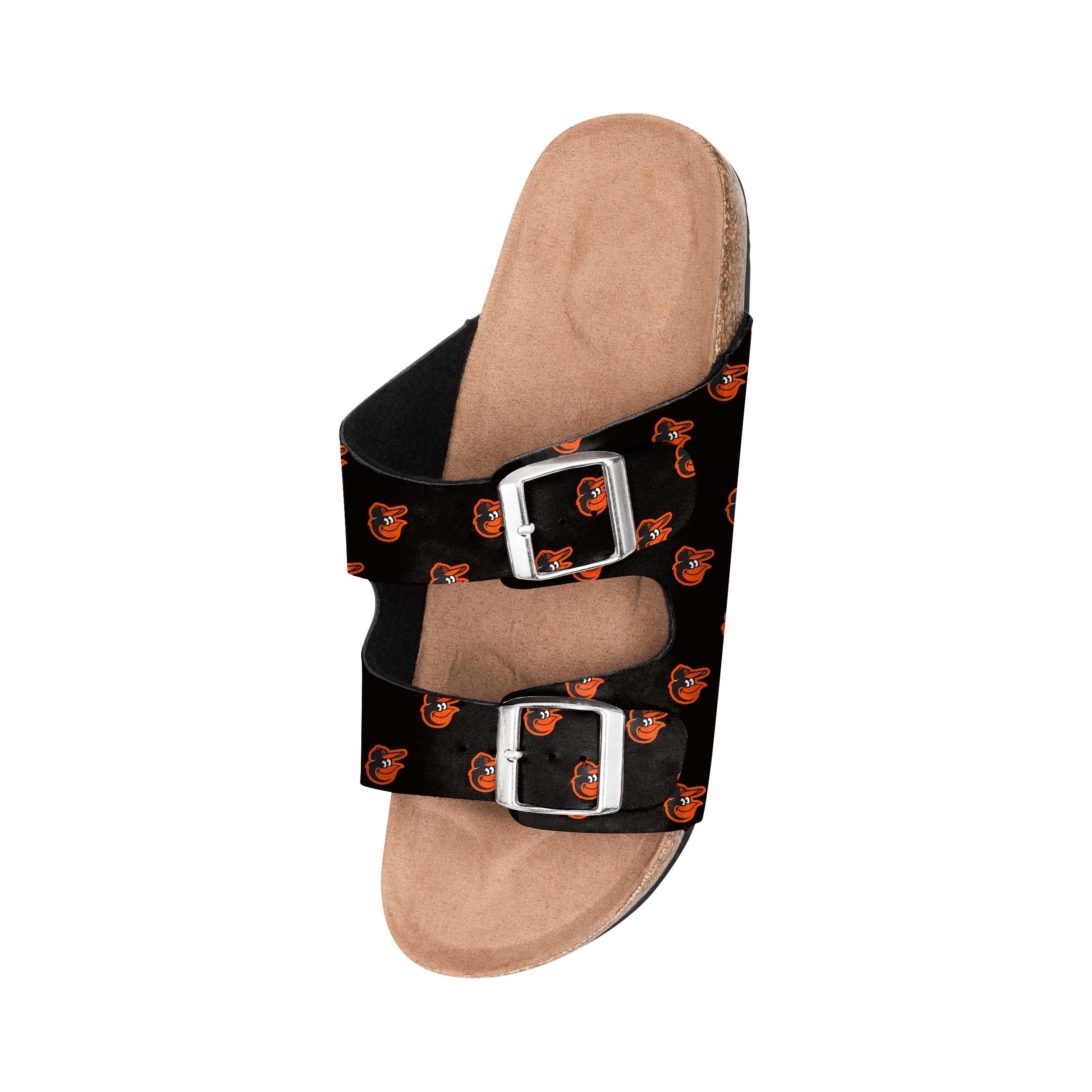 Baltimore Orioles MLB Womens Team Logo Double Buckle Sandal - Image 3