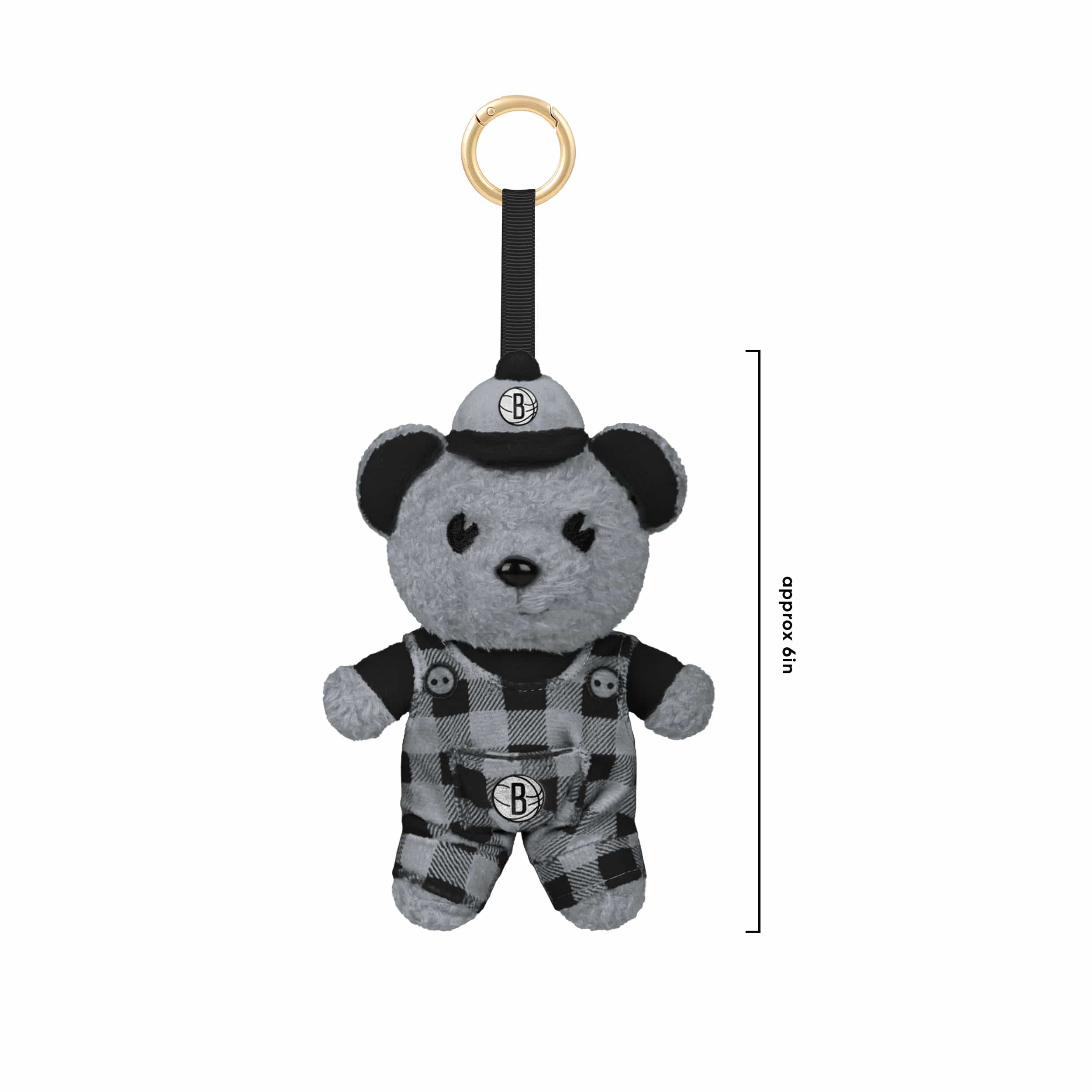 Brooklyn Nets NBA FOOCOOS Plush Bag Charm Keychain Blind Box Series 1 (PREORDER - SHIPS MID JULY) - Image 3
