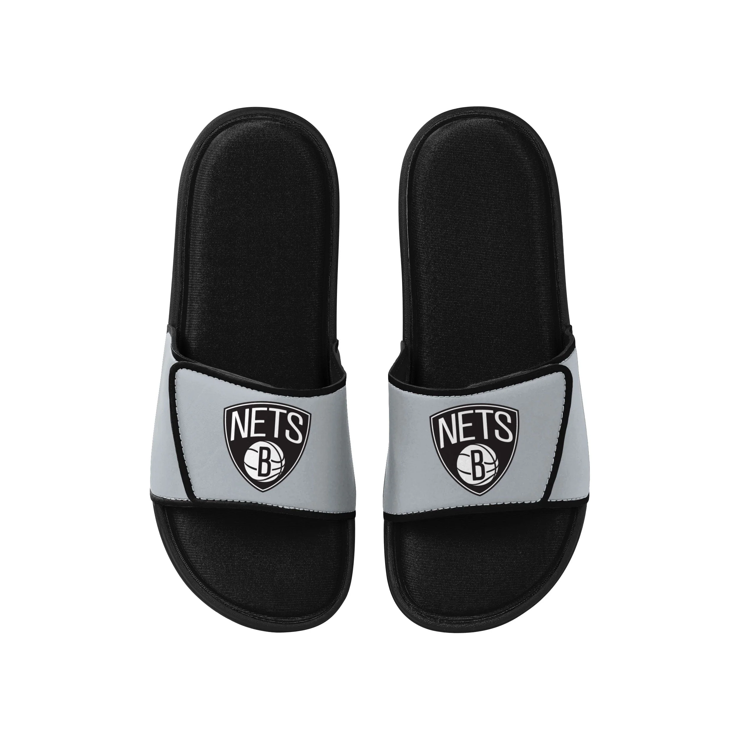 Brooklyn Nets NBA Mens Foam Sport Slide Sandals - Image 4