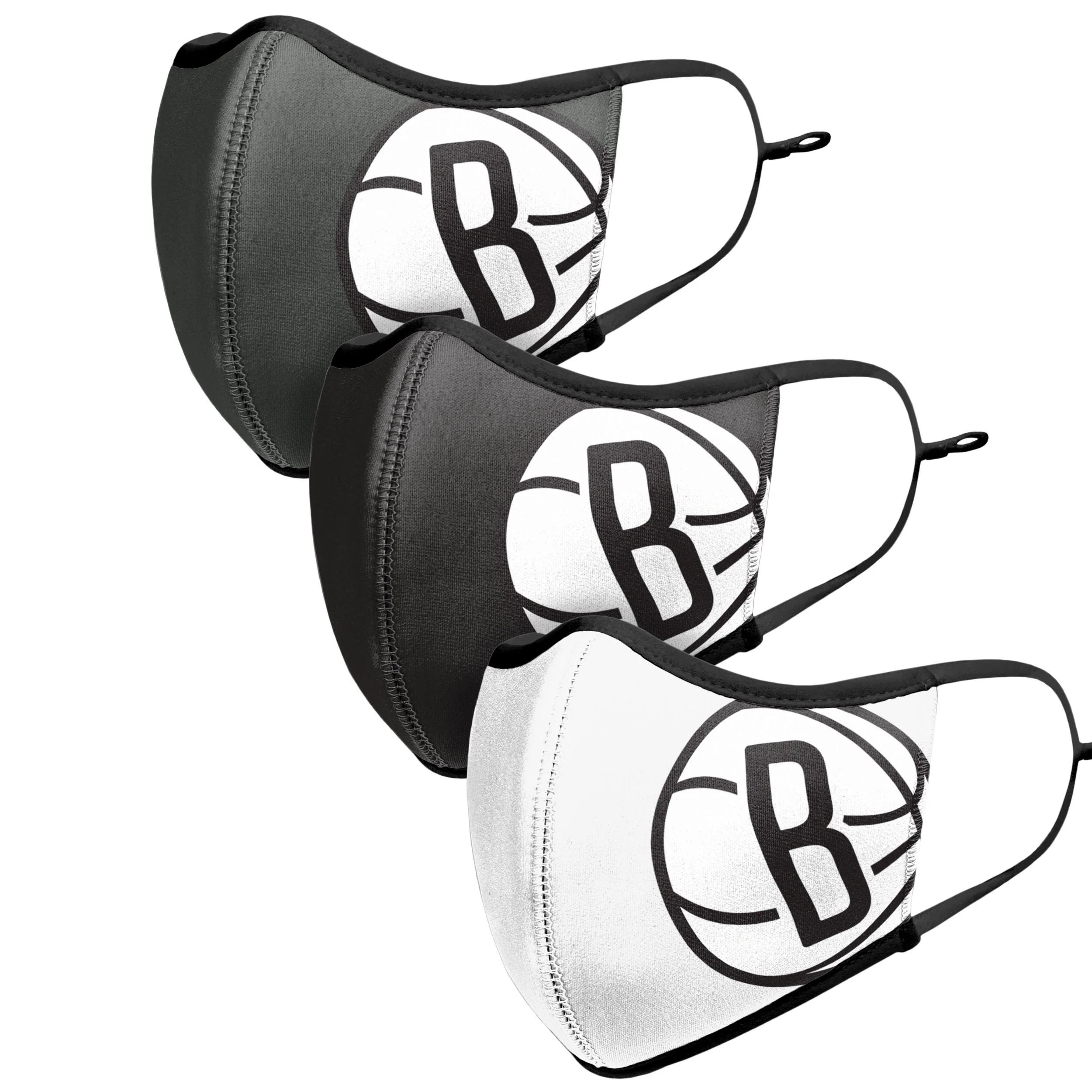 Brooklyn Nets NBA Sport 3 Pack Face Cover - Image 4