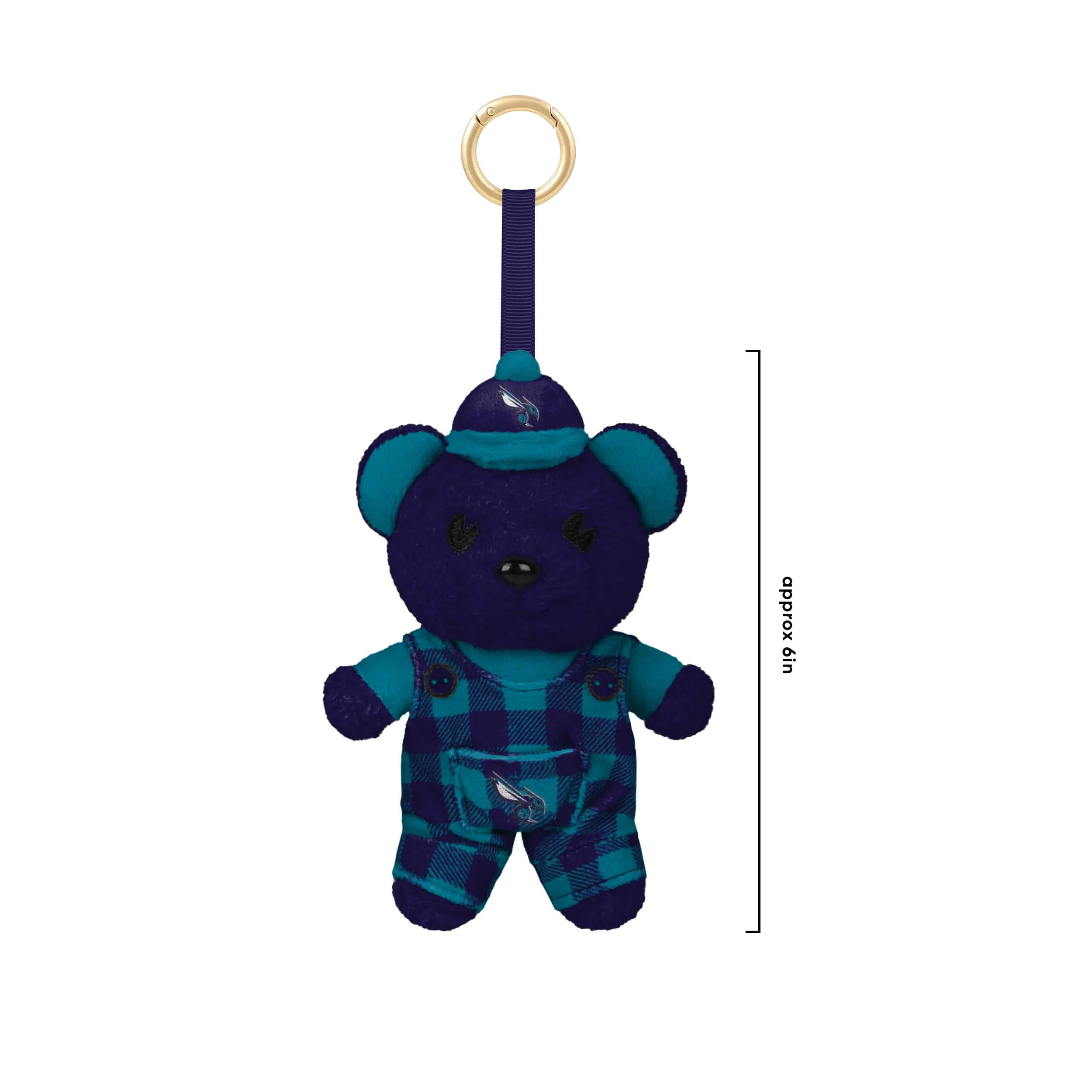 Charlotte Hornets NBA FOOCOOS Plush Bag Charm Keychain Blind Box Series 1 (PREORDER - SHIPS MID JULY) - Image 3