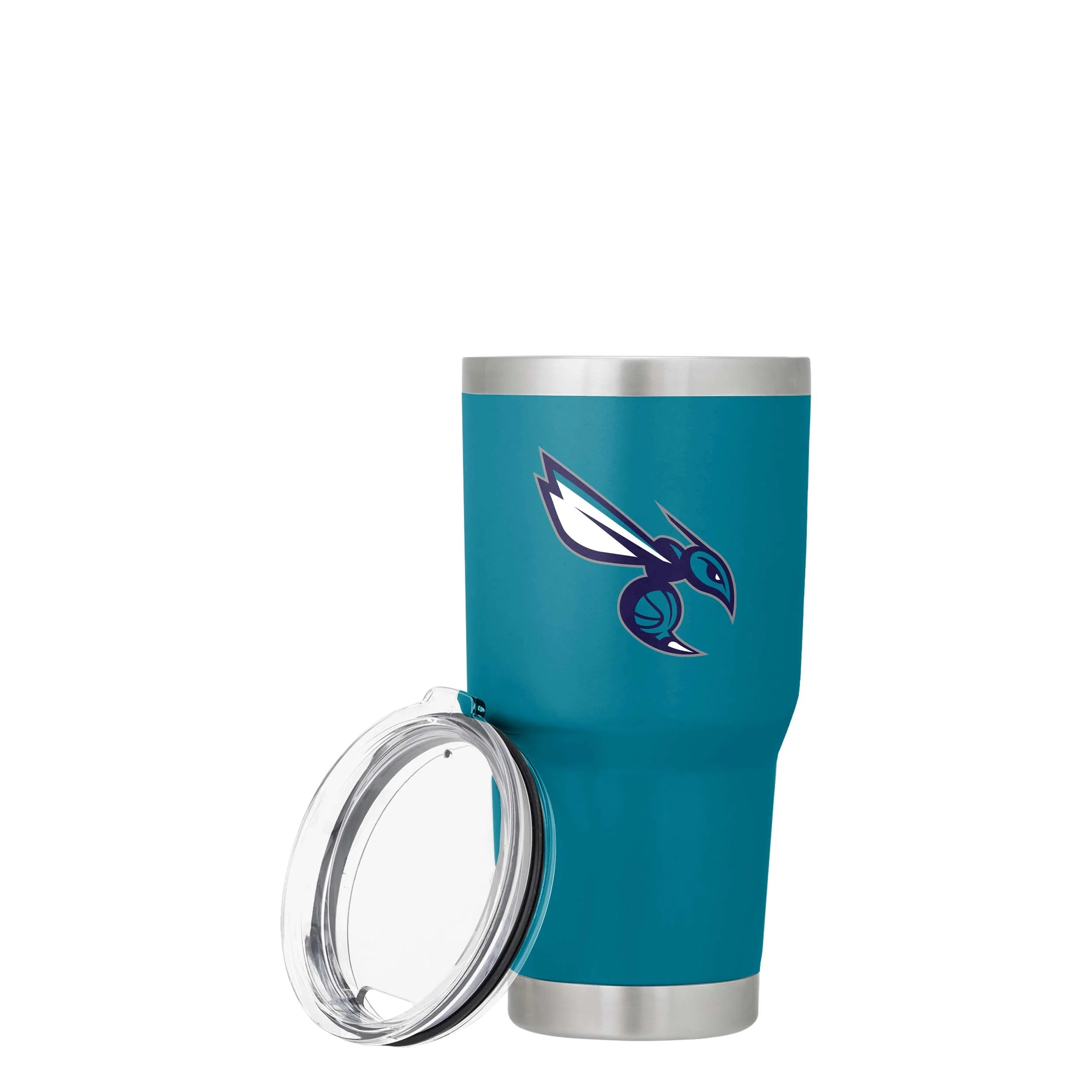 Charlotte Hornets NBA Team Logo 30 oz Tumbler - Image 3