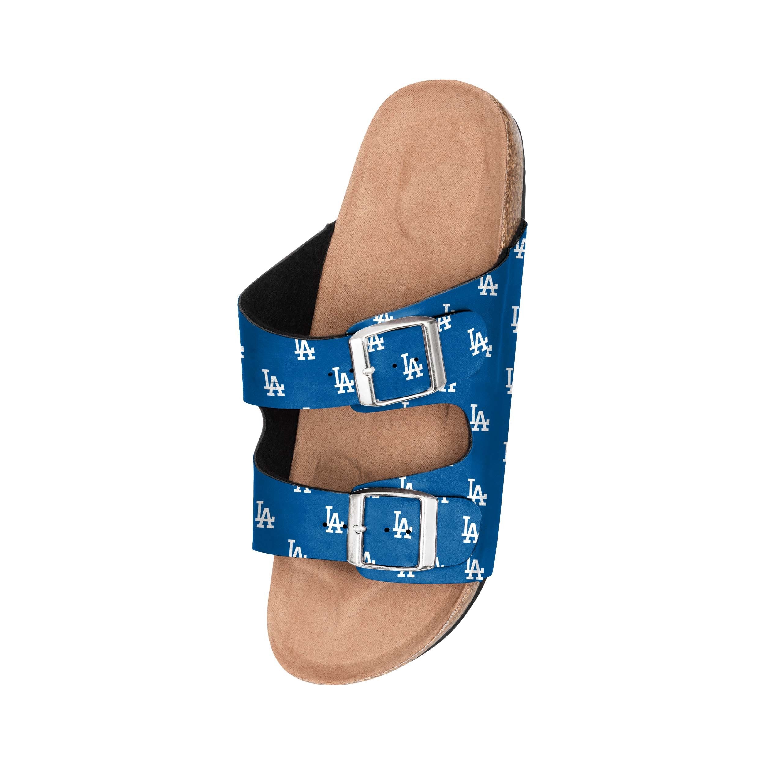 Los Angeles Dodgers MLB Womens Team Logo Double Buckle Sandal - Image 3