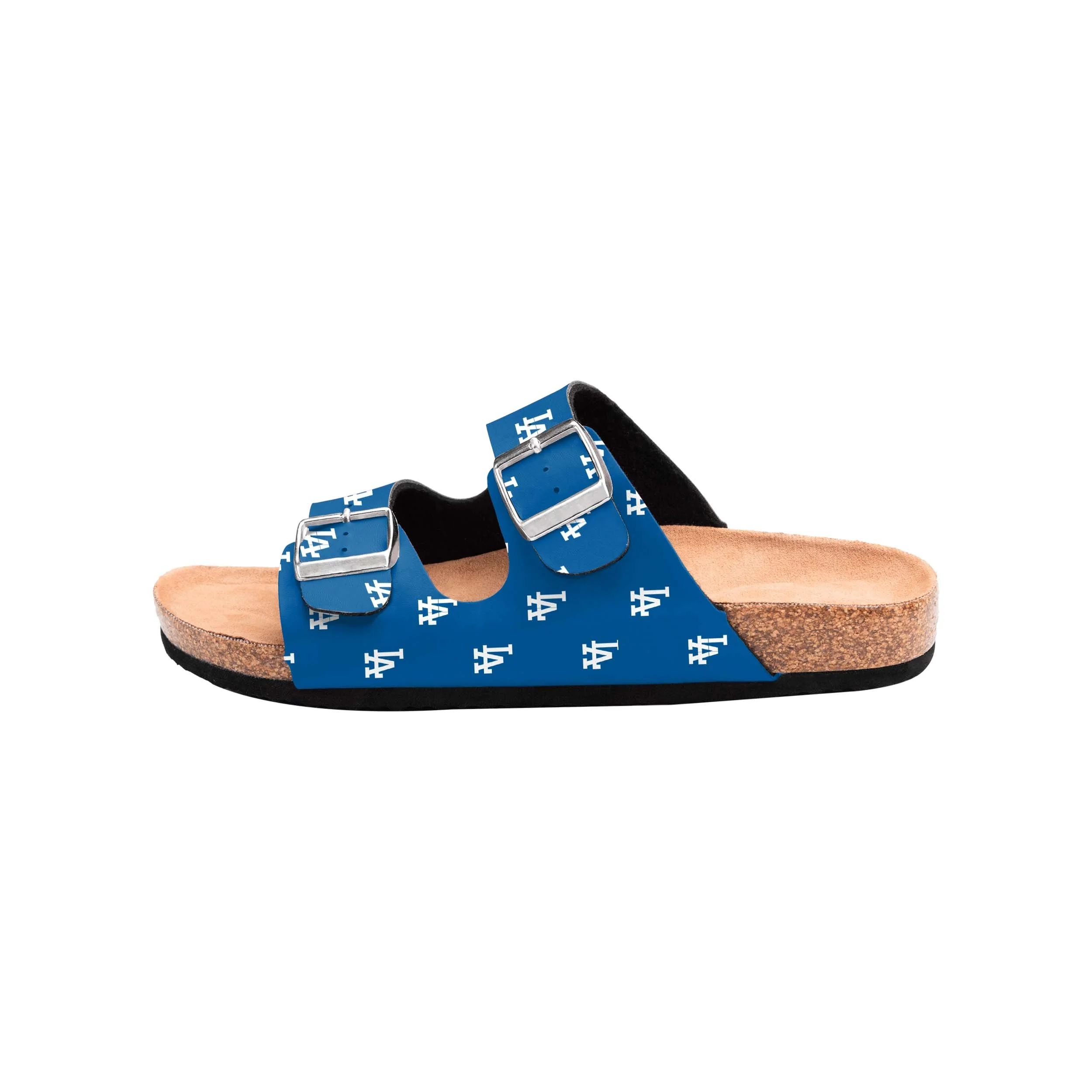 Los Angeles Dodgers MLB Womens Team Logo Double Buckle Sandal - Image 4