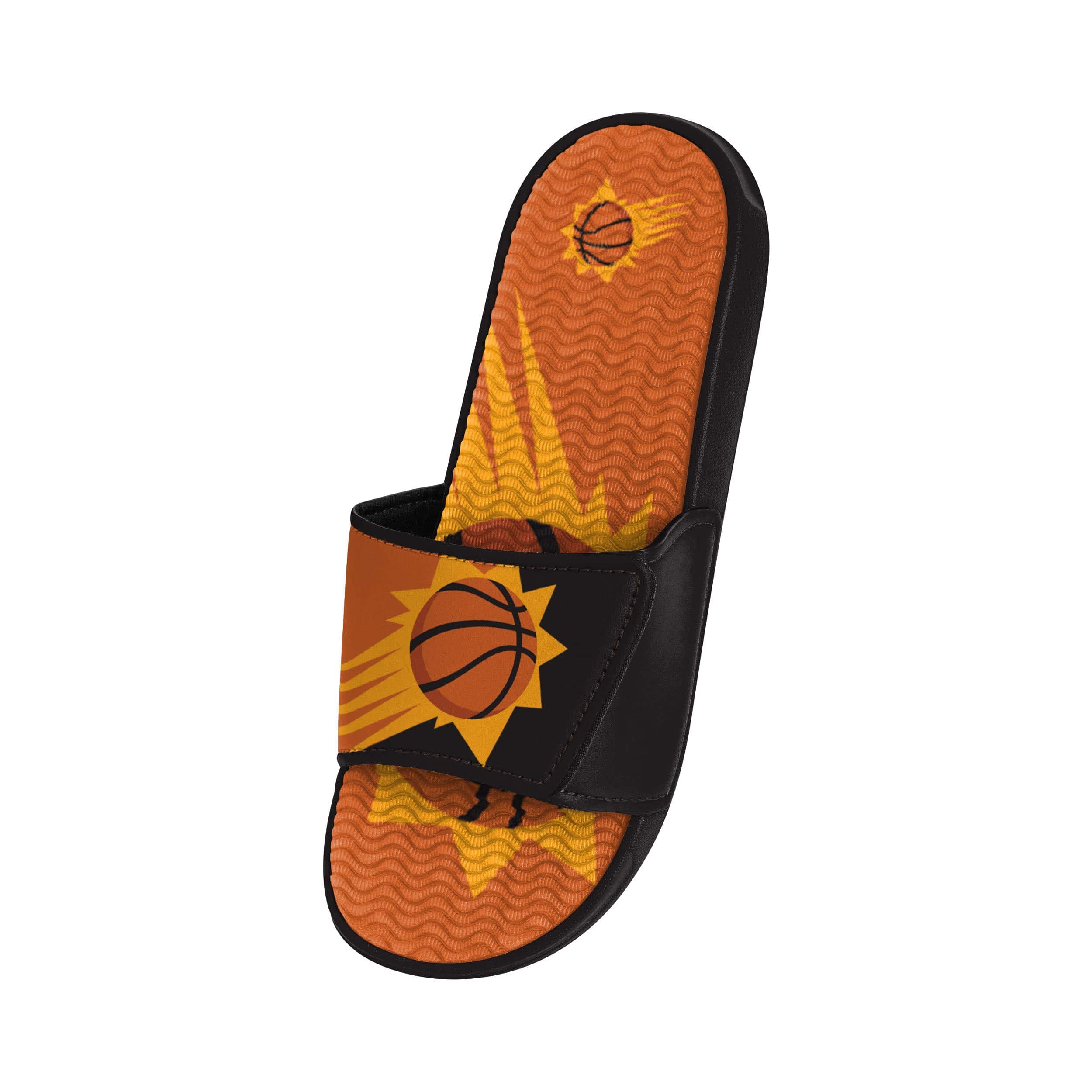 Phoenix Suns NBA Mens Colorblock Big Logo Gel Slides - Image 3