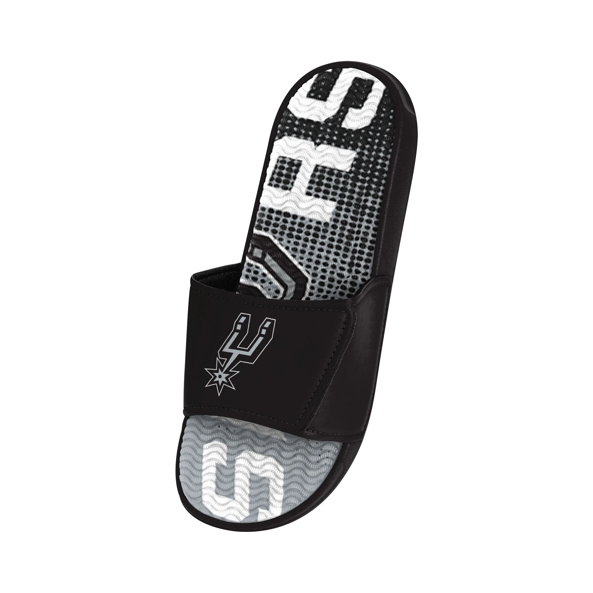 San Antonio Spurs NBA Mens Gradient Wordmark Gel Slide - Image 3