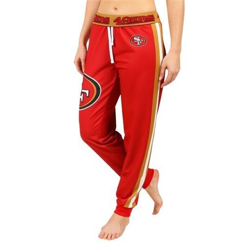 San Francisco 49ers Polyfleece Womens Jogger Pants - Image 3